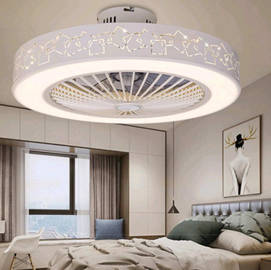 Modern LED Ceiling Fan Lights Wi-Fi Remote Control APP Folding Ceiling Fan Lamp (WH-VLL-16)