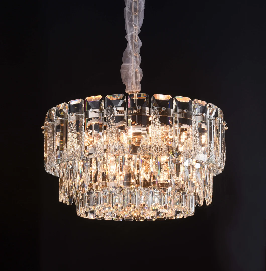 Factory Wholesale High-End Luxury Crystal Chandelier Entertainment Department Decorative Crystal Chandelier